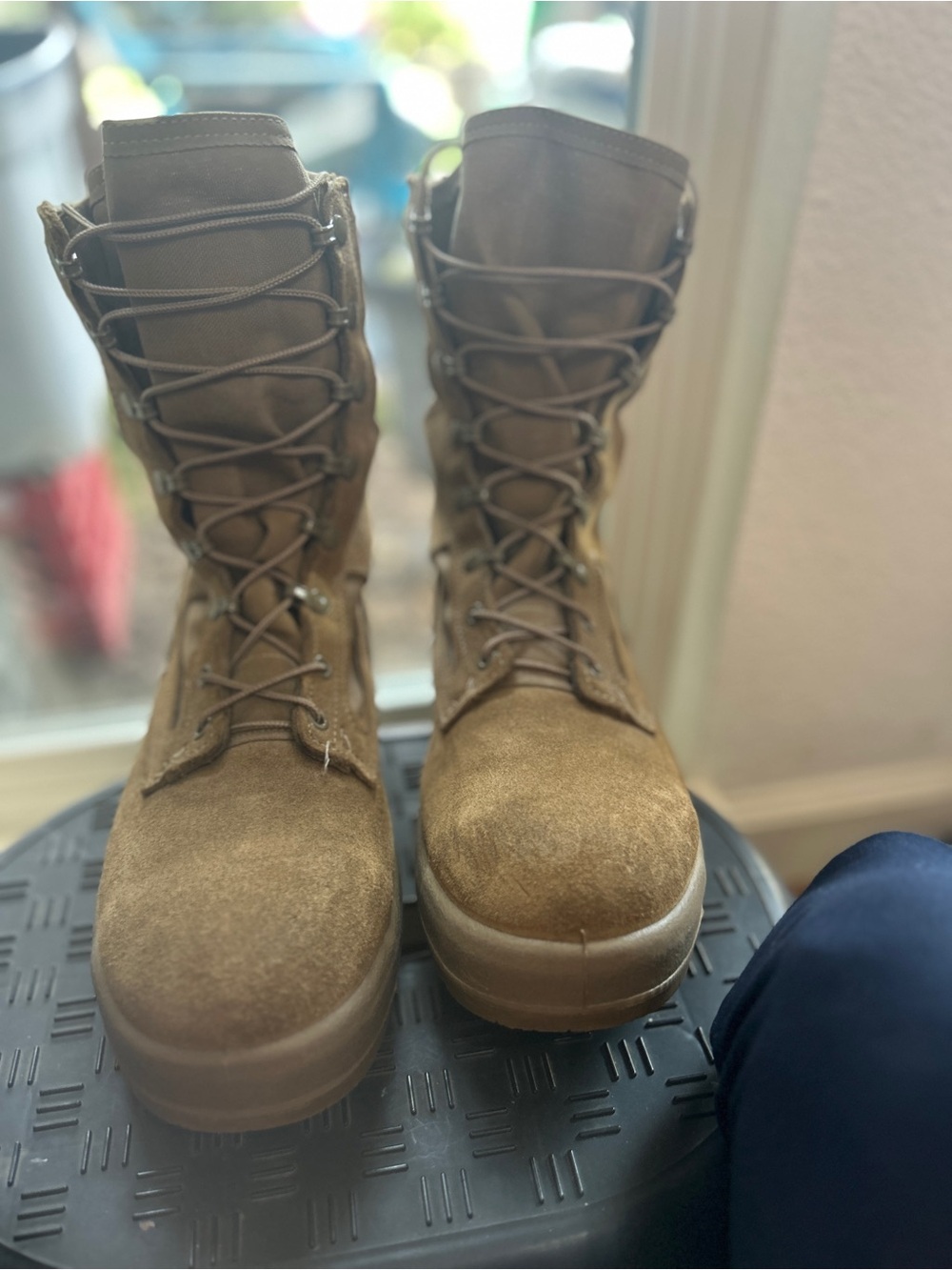 Men's Tactical Lace-Up Boots - Brown​